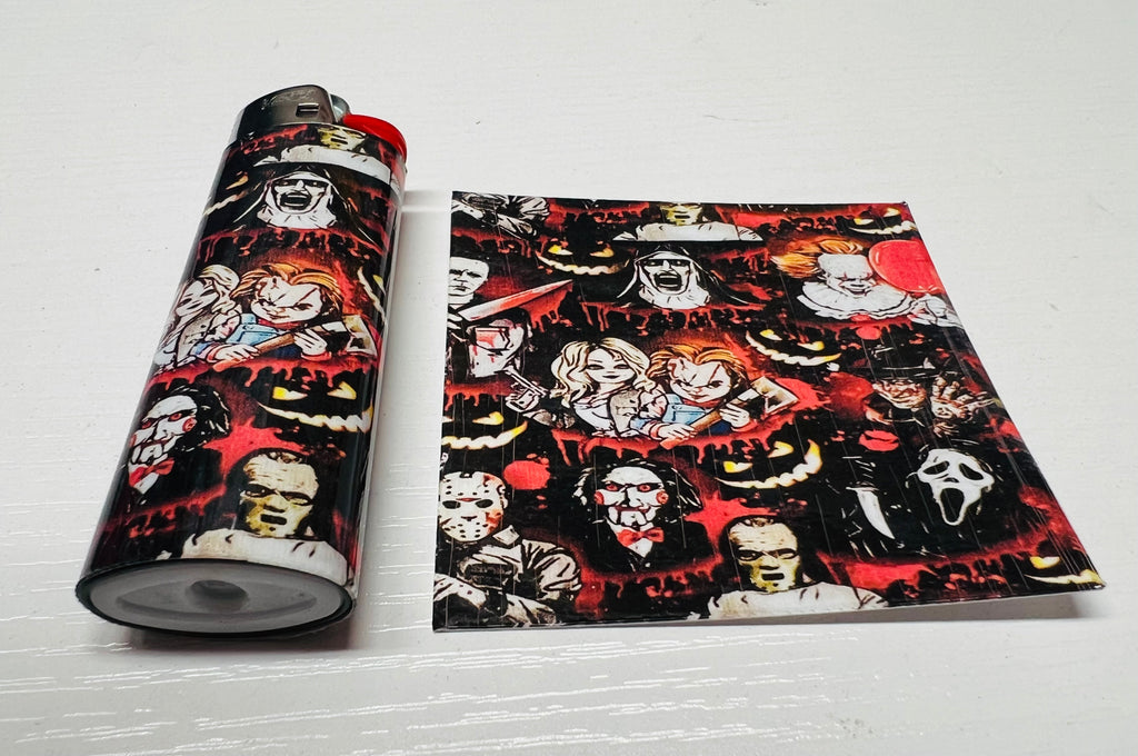 Horror Designed 3 piece Bic Lighters Set!