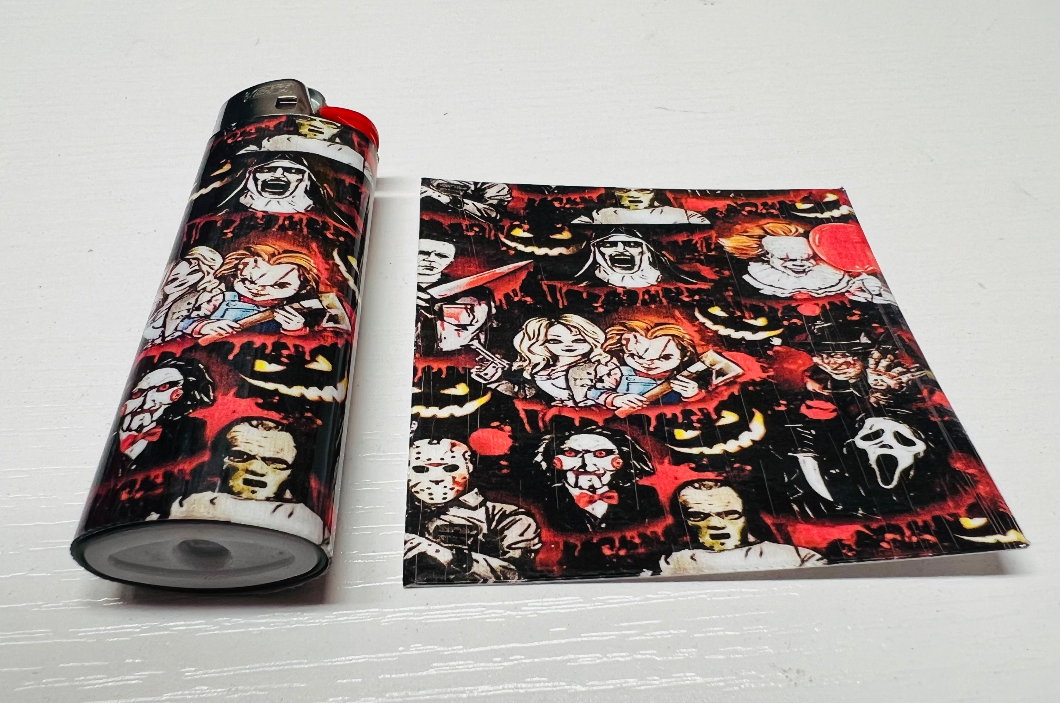 Horror Designed 3 piece Bic Lighters Set!