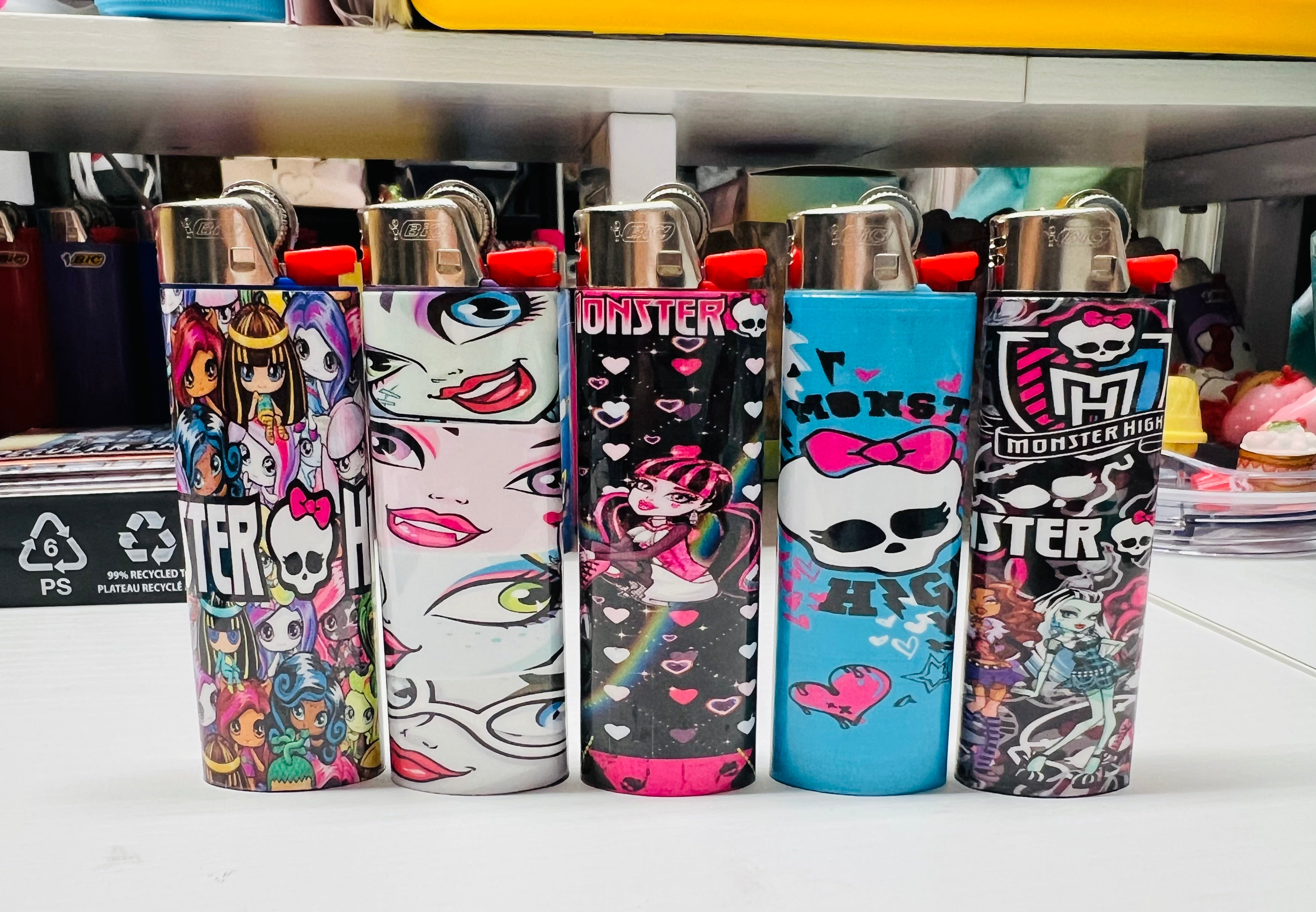Monsters Inc 5 piece Bic Lighters Set!!