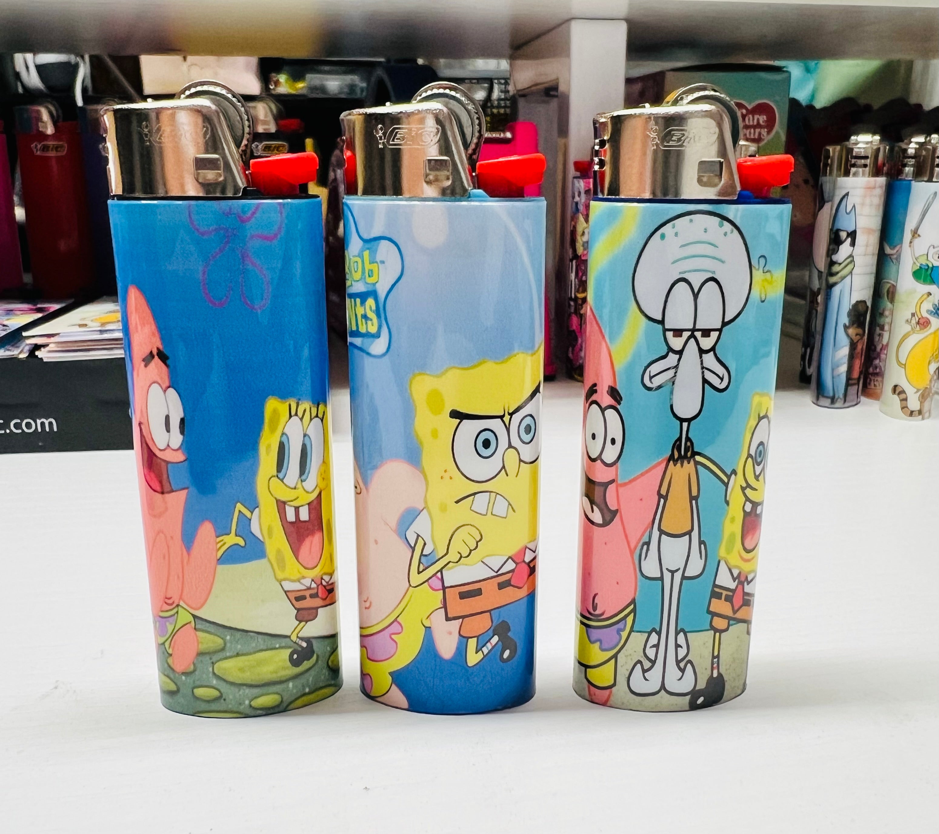 Sponge Bob and Patrick Bic Lighters!
