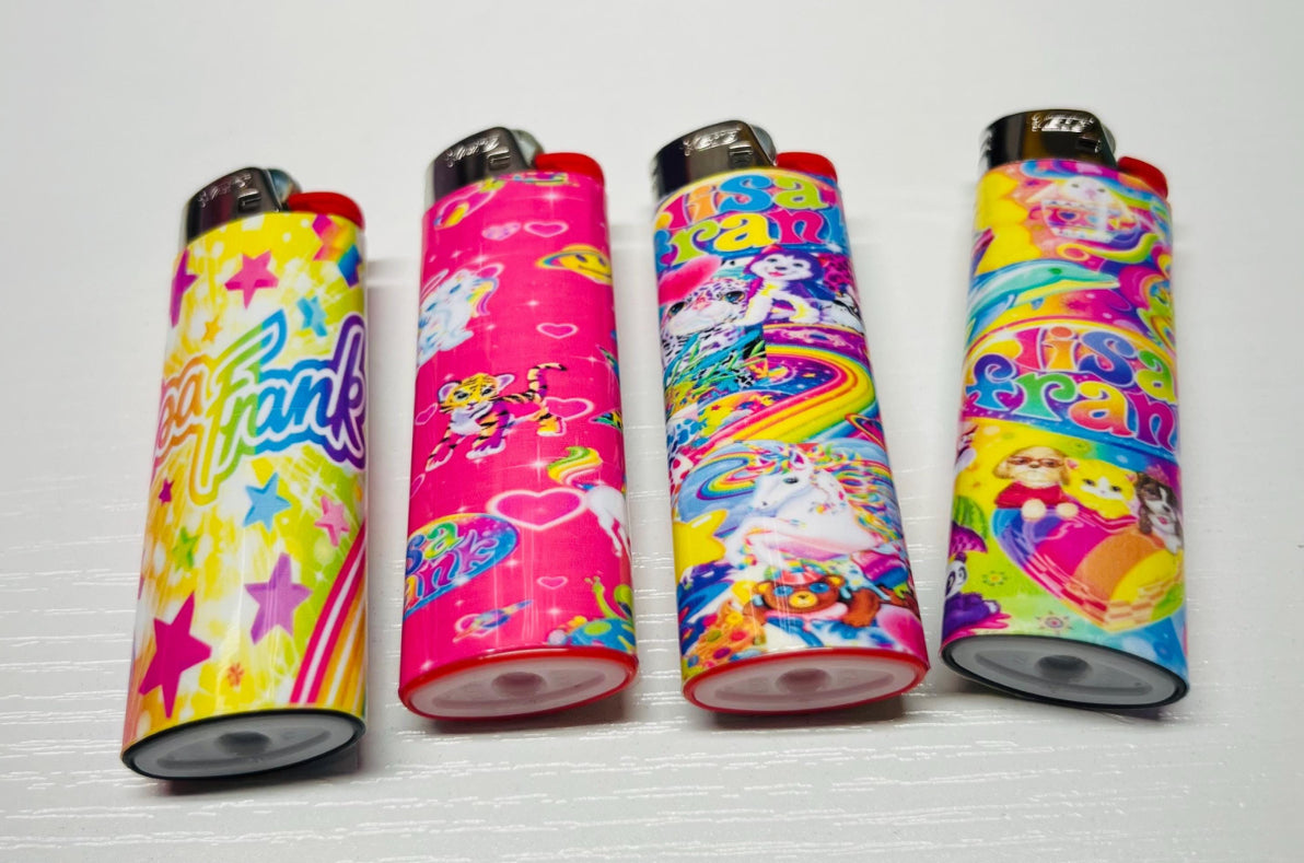 Lisa Frank Inspired Bic Lighters!