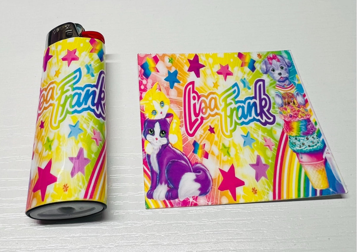 Lisa Frank Inspired Bic Lighters!