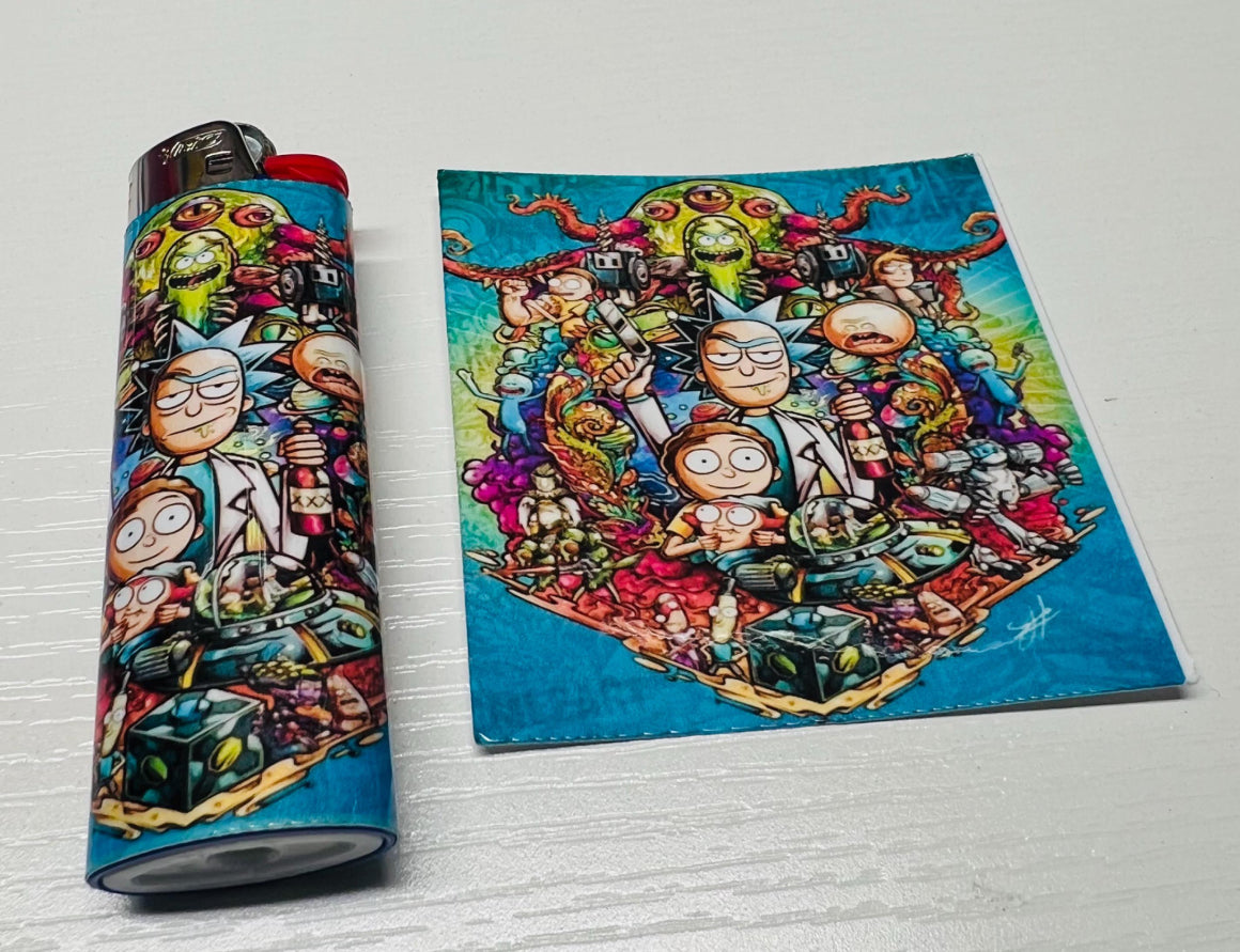 Rick and Morty Bic Lighters!