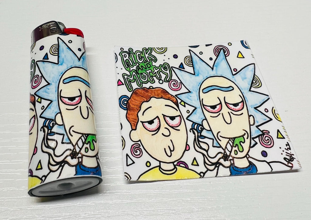Rick and Morty Bic Lighters!