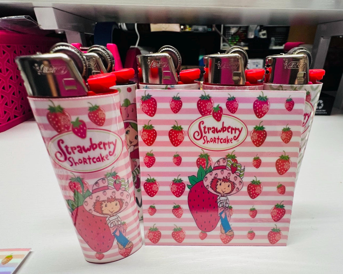 Strawberry Shortcake, Rainbow Brite & Friends Bic Lighters!